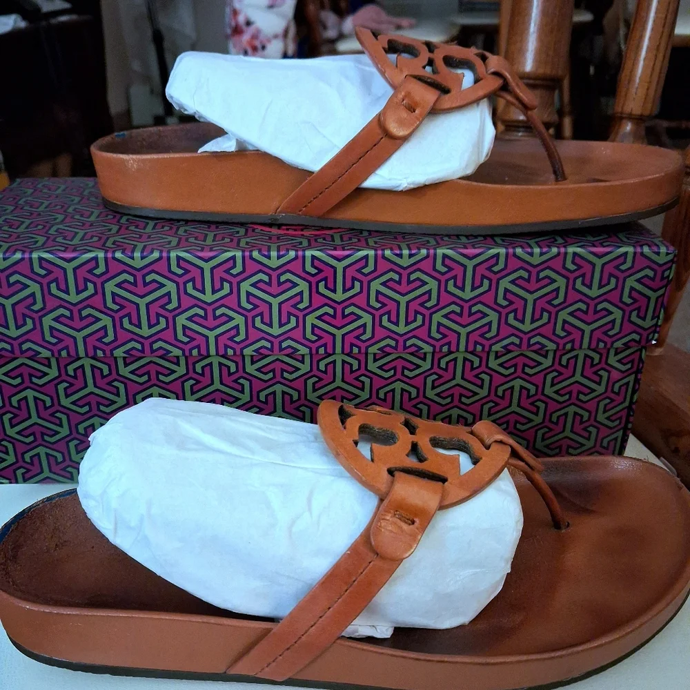 Tory Burch Miller Cloud Thong Sandals Size 8.5 - Picture 9 of 13